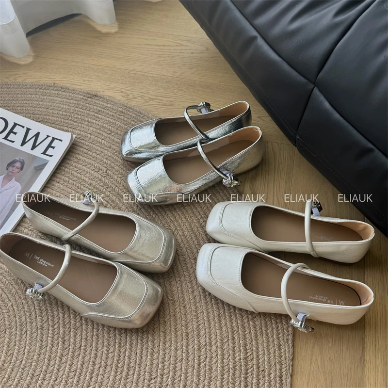 ELIAUK丨“漫游盛夏”浅口单鞋2025新款夏季复古时尚配裙子玛丽珍鞋