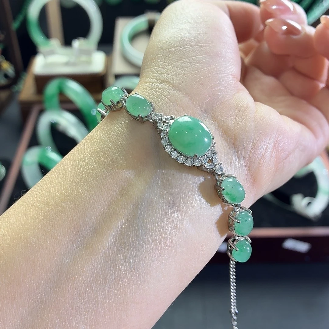 石英质玉合金手链