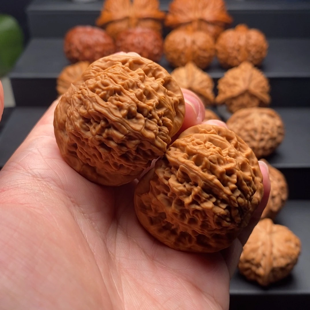 把件文玩核桃43尺全品核老闷狮子头