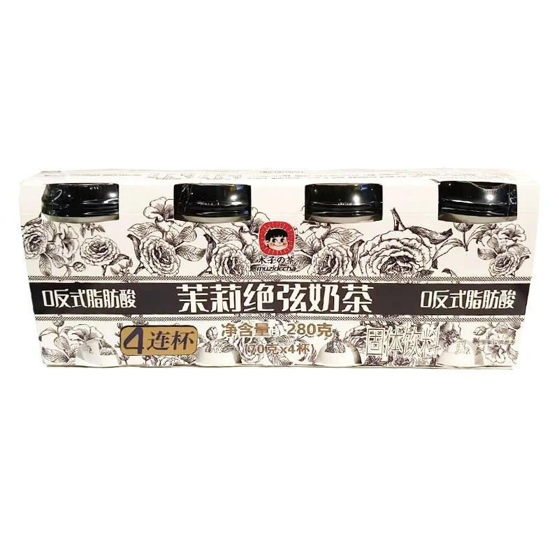 木子の茶 茉莉绝炫奶茶4连杯 280g