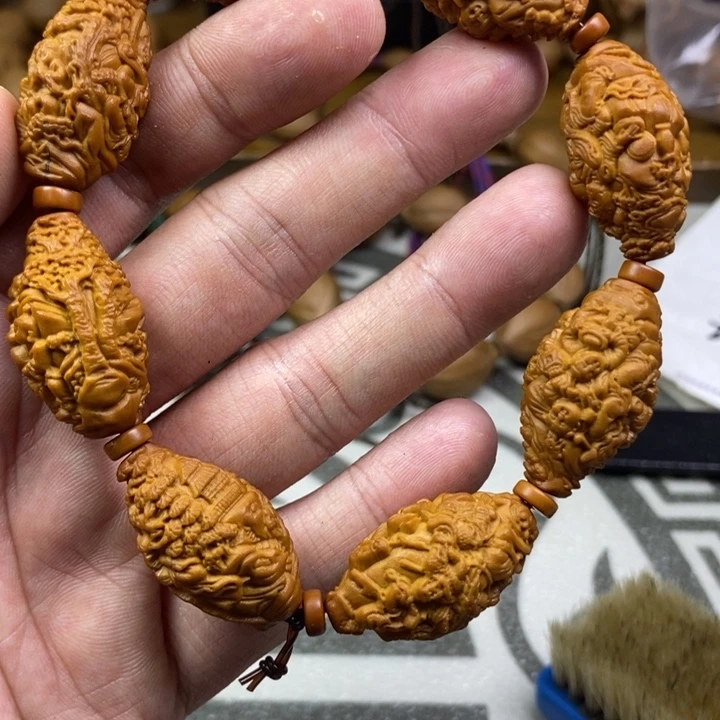 橄榄核手串/手链橄榄核雕工艺手串