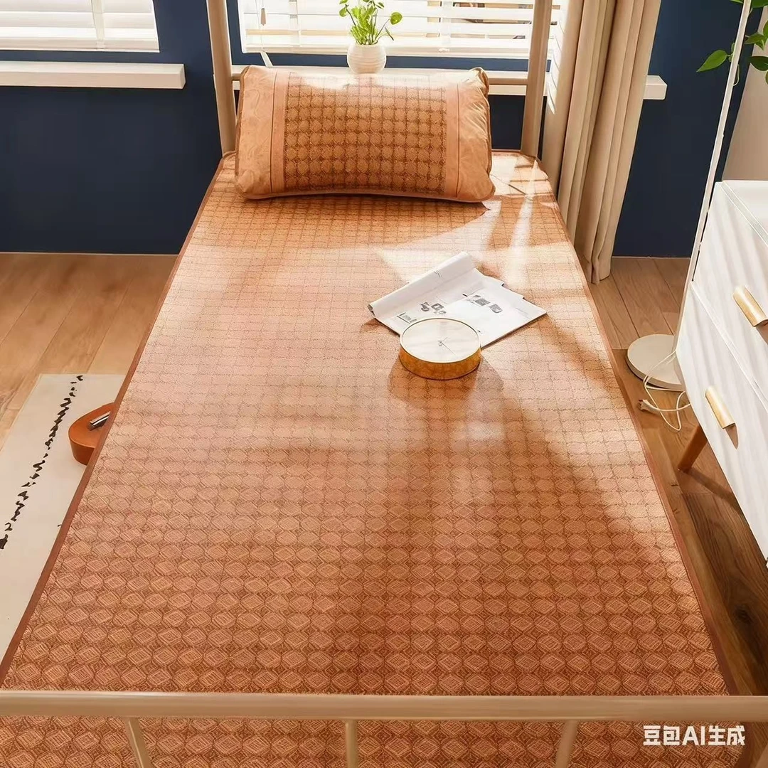 罗马格经典藤席三件套0.9学生凉席宿舍专属1.2米两件套1.35三件套