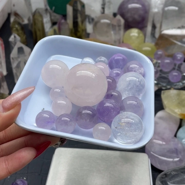 水晶2未镶嵌朵****光天然水晶