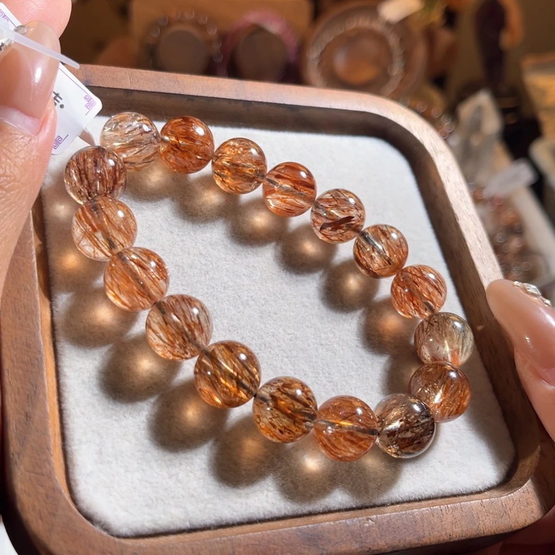 未镶嵌水晶手链黑金超12m