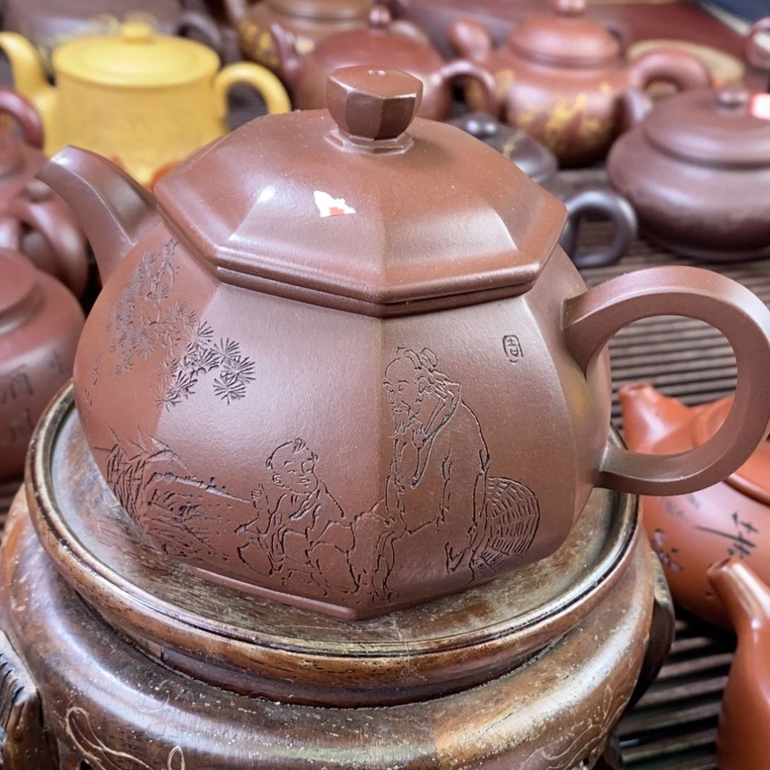 紫砂茶壶陪****师孤品处理价217