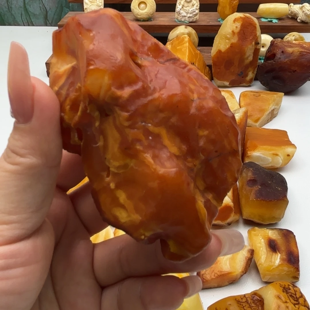 ◌***風定制琥珀未镶嵌琥珀