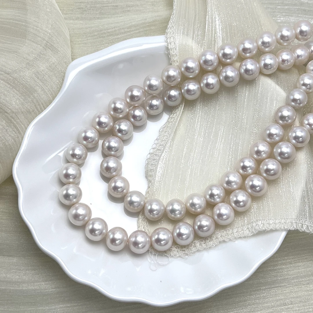 【北野珠宝】天然淡水珍珠项链B268H-4多样性发一10mm