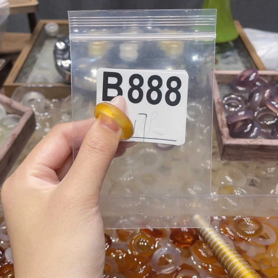 玛瑙/玉髓未镶嵌戒指888