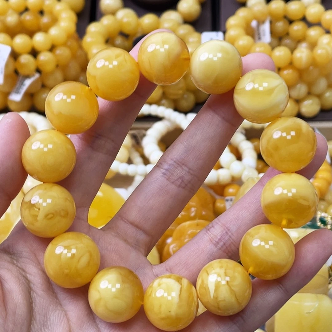 裸石琥珀未镶嵌17+mm溶洞妖花 微瑕