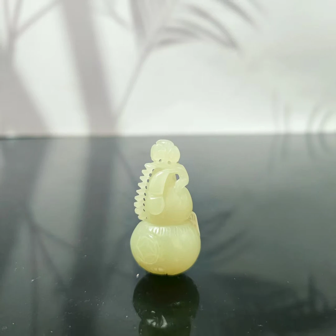Q和田玉福禄吊坠0352