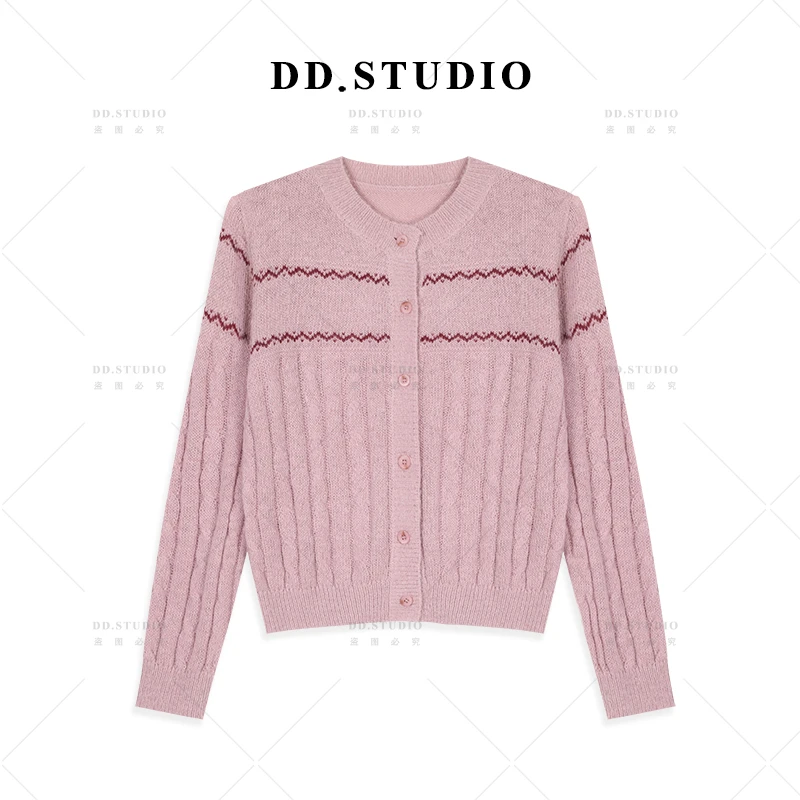 【DIUDIU】毛针织衫女士春秋新款休闲气质长袖上衣DD-0897