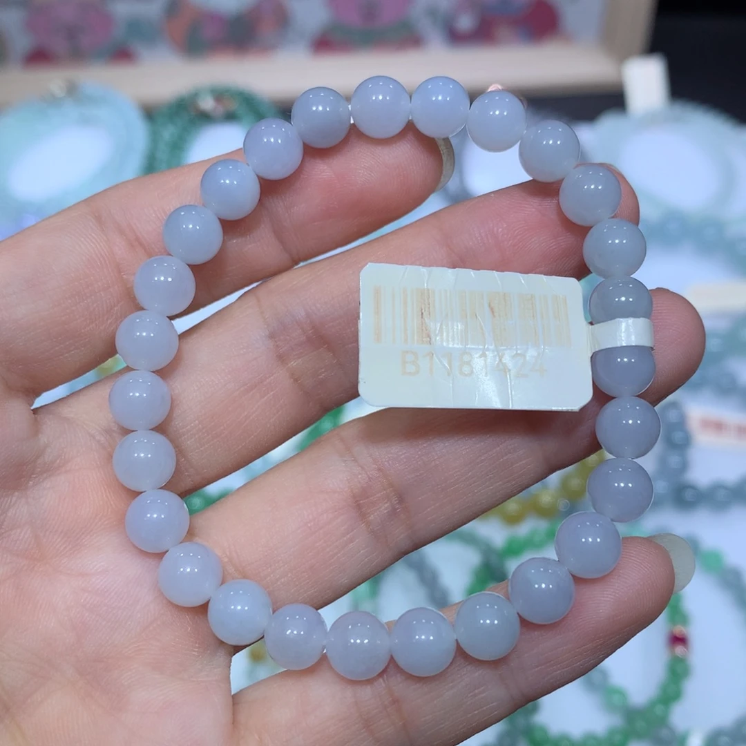 翡翠未镶嵌手链天然