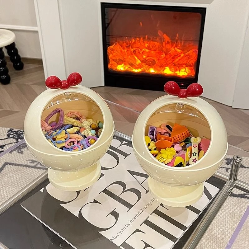 创意桌面小物件收纳盒精致发卡头绳发夹饰盒皮筋发绳发圈饰品盒子