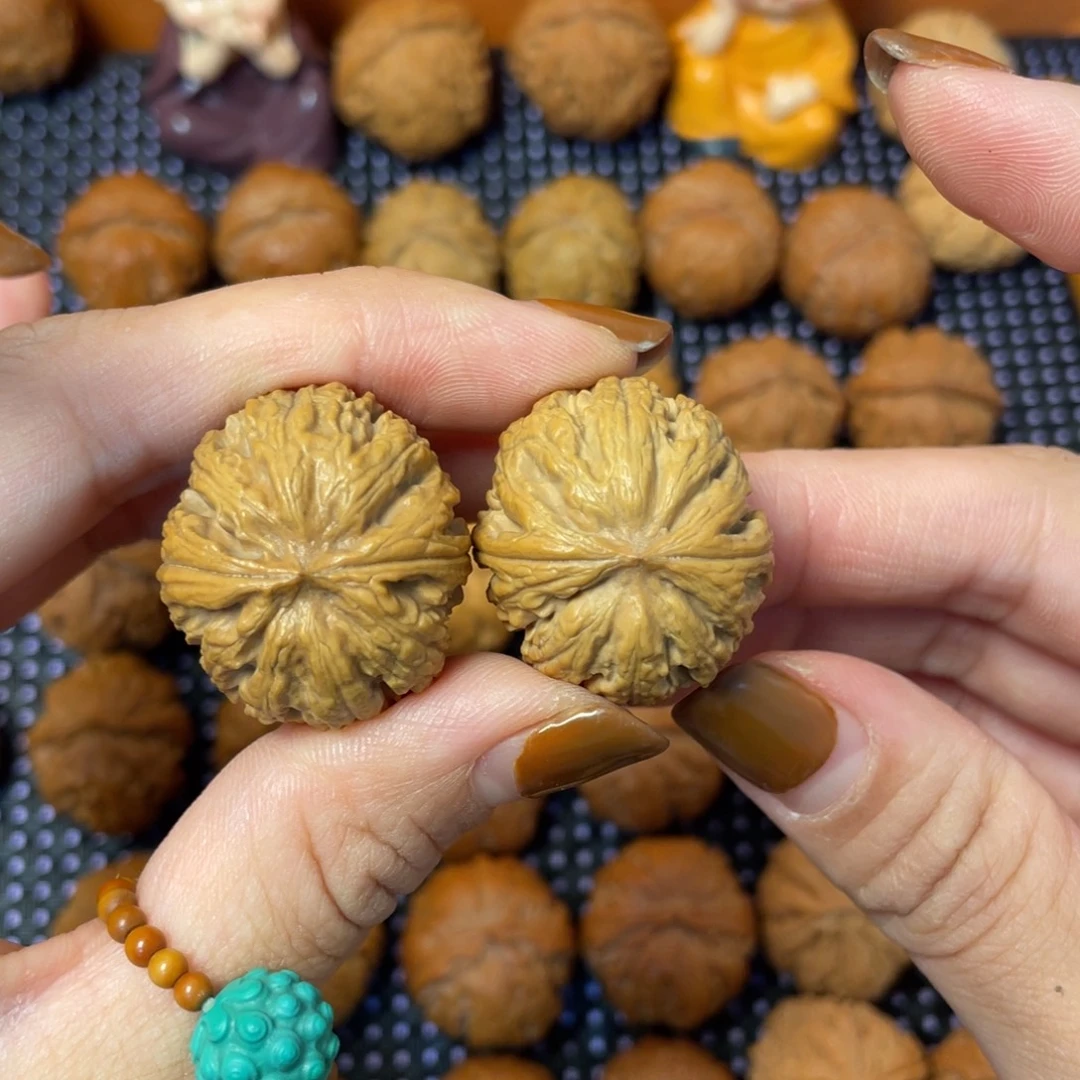 吊坠文玩核桃29尺全品粗筋闷尖元宝00016