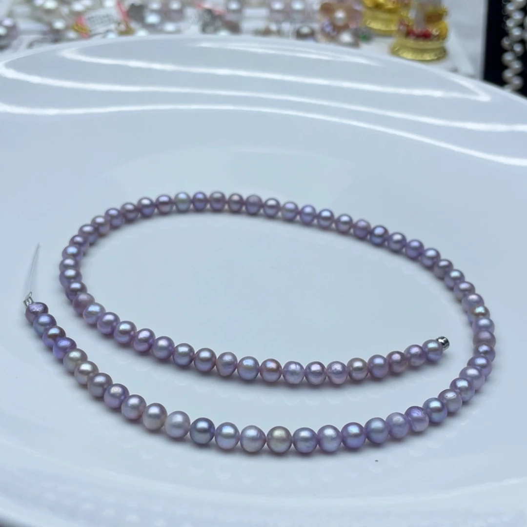 淡水珍珠颈饰银S925镶嵌?***?