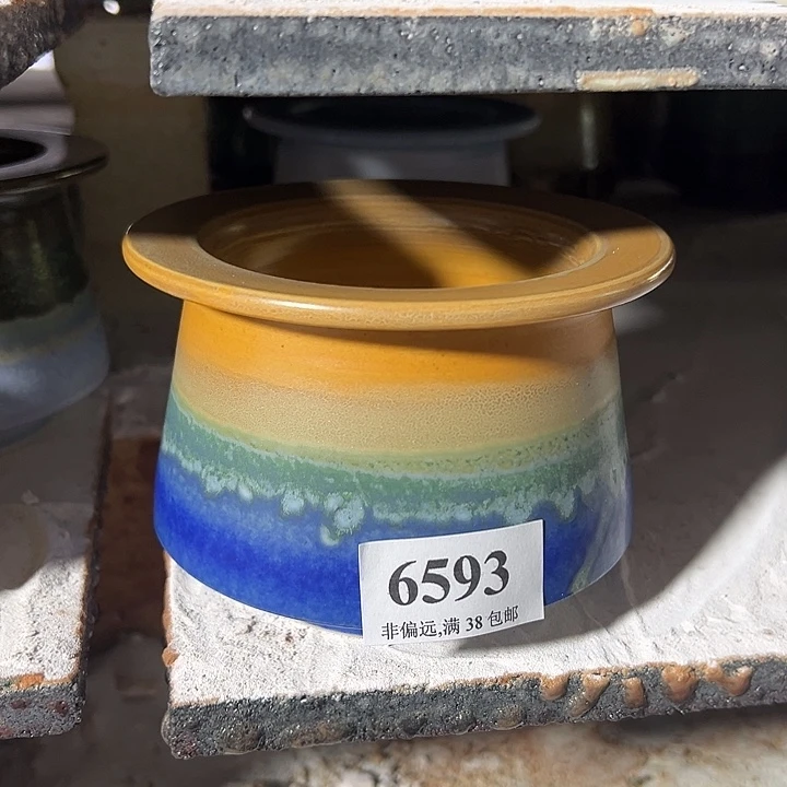 口8 手工花盆满30包邮