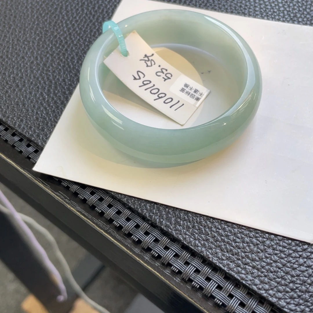 翡翠未镶嵌手镯翡翠手镯53.54圈