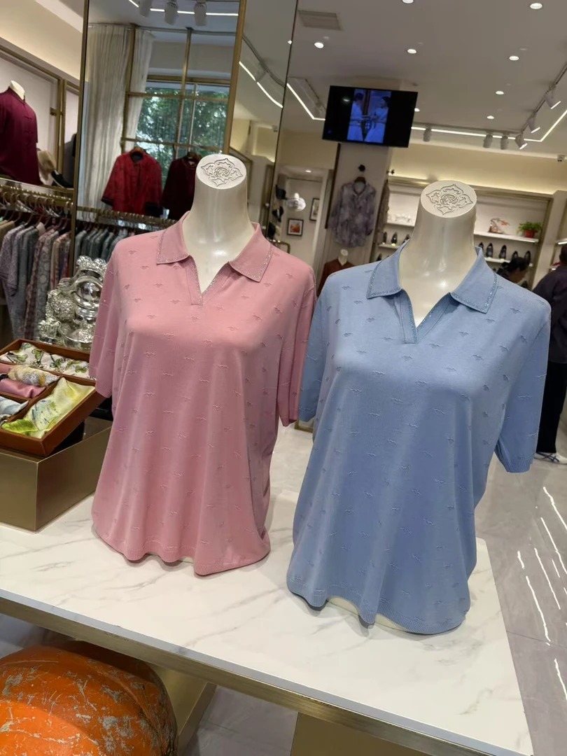 老美华夏季新款女士衬衫432208024