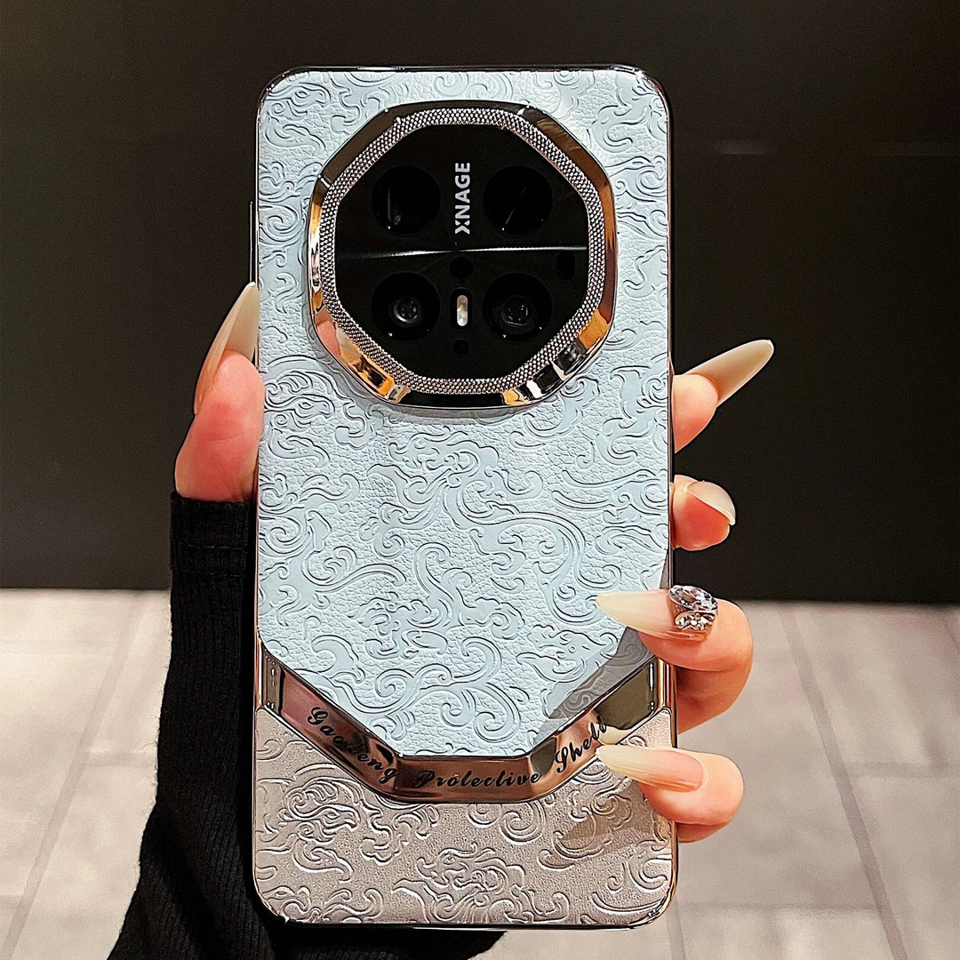 适用于华为mate70rs非凡大师手机壳国风浮雕云龙纹网红同款高级感