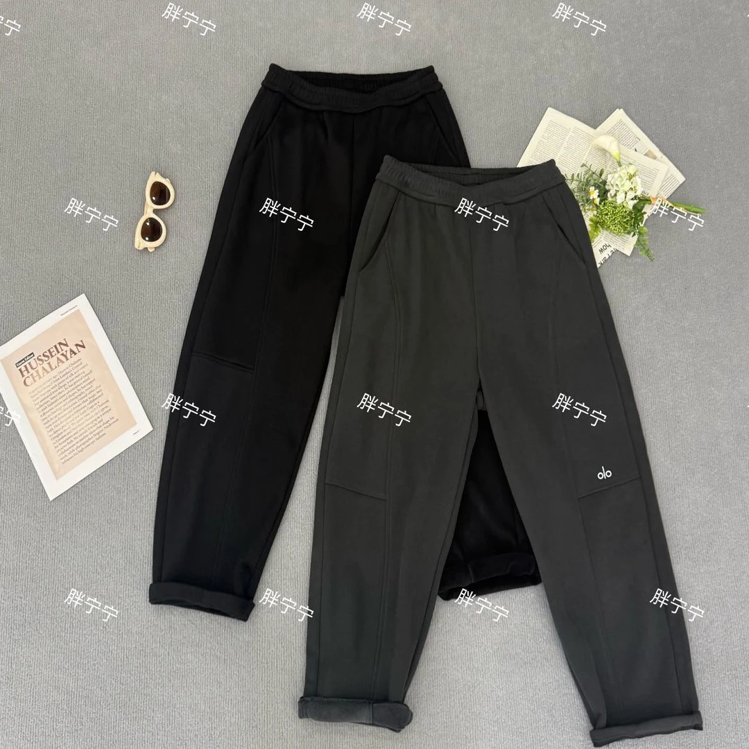 “加绒版拯救各种腿型”老爹豌豆裤休闲裤(裤长98左右)卡码拍小