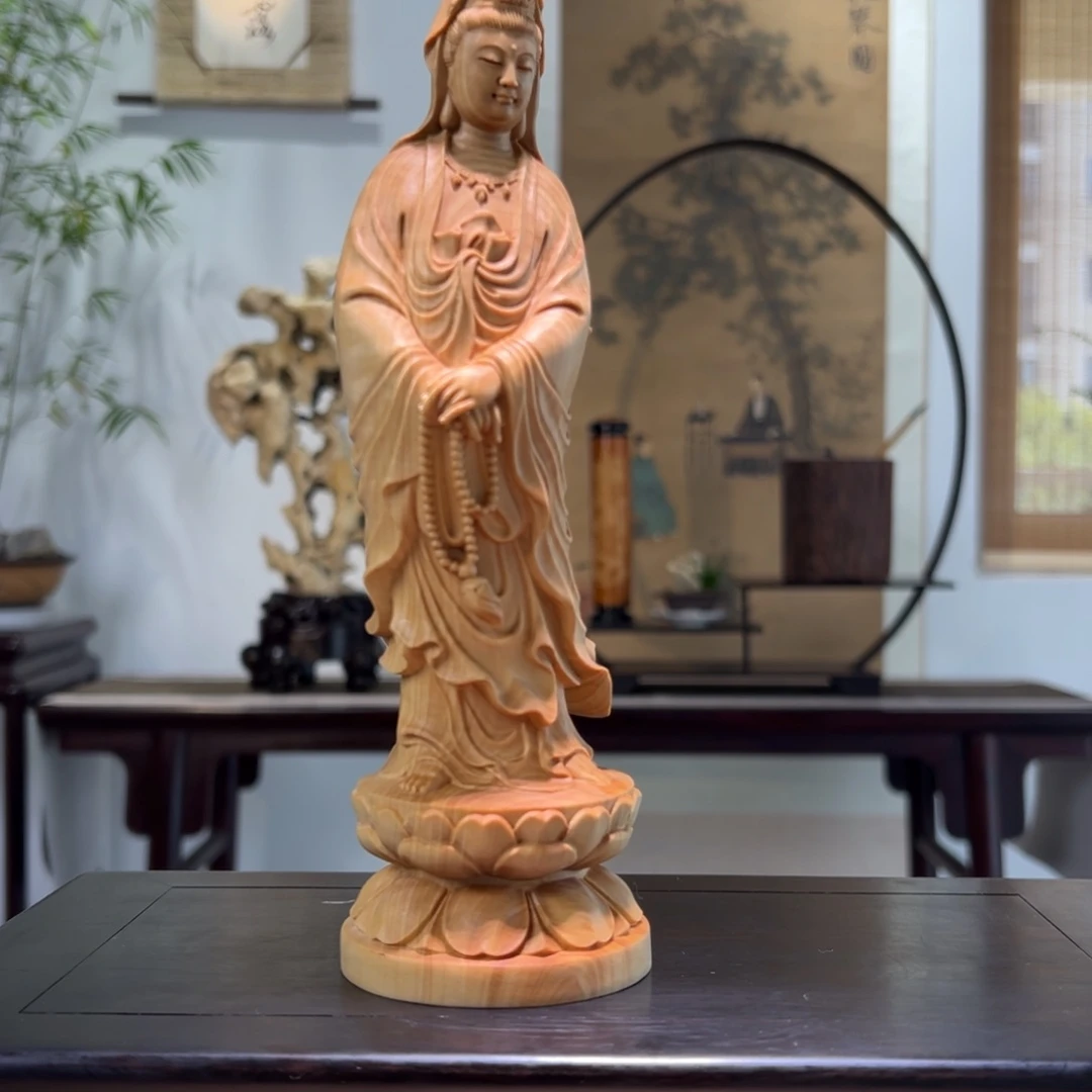 木申*兵黄杨木清供摆件一件