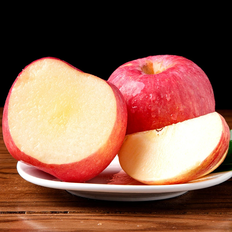 【买3斤送2斤】正宗烟台栖霞红富士苹果产地直发批发新鲜脆甜多汁