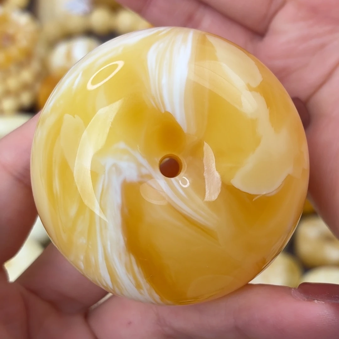 未镶嵌吊坠(不含链)蜜蜡妖孽溶洞扣子