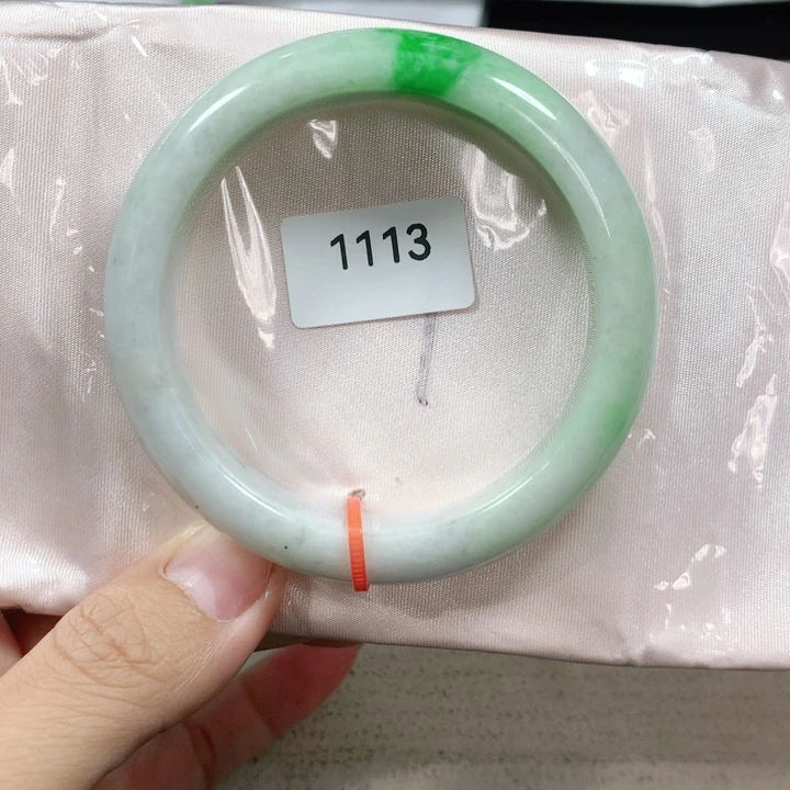 翡翠手镯未镶嵌天然翡翠手镯55