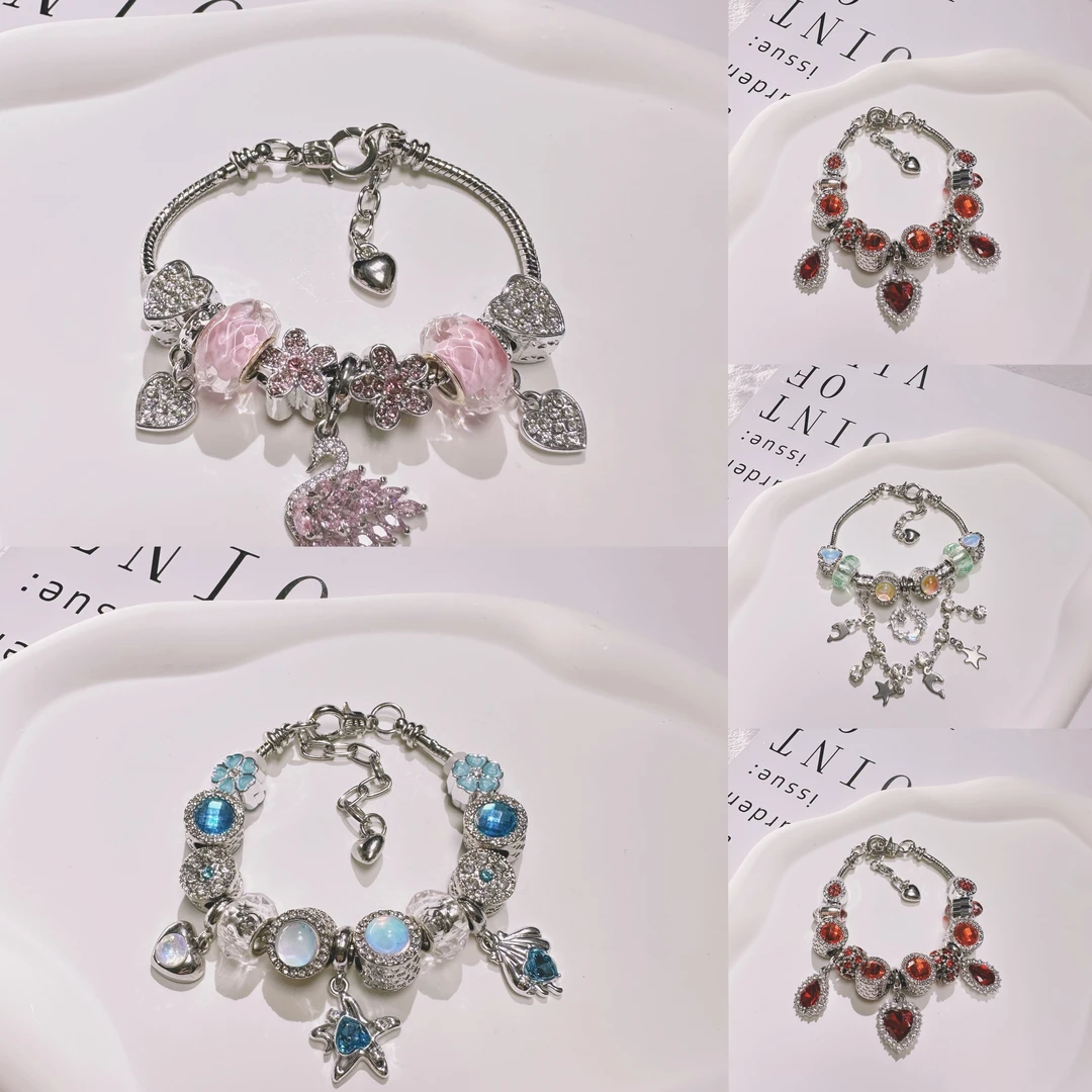 （现场开）DIY手工串珠整串【可调节手围】