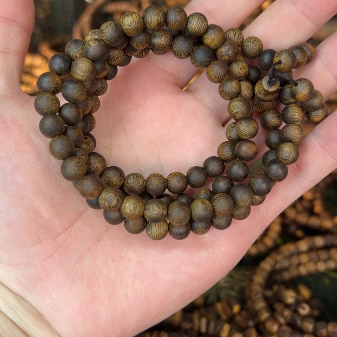 沉香手串7mm沉水浮沉香高品奇楠手串21g+