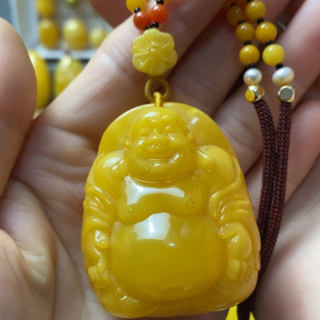 蜜蜡未镶嵌颈饰蜜蜡吊坠