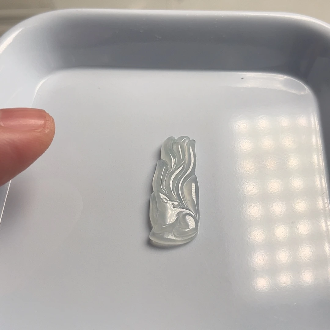 颈饰未镶嵌翡翠天然翡翠