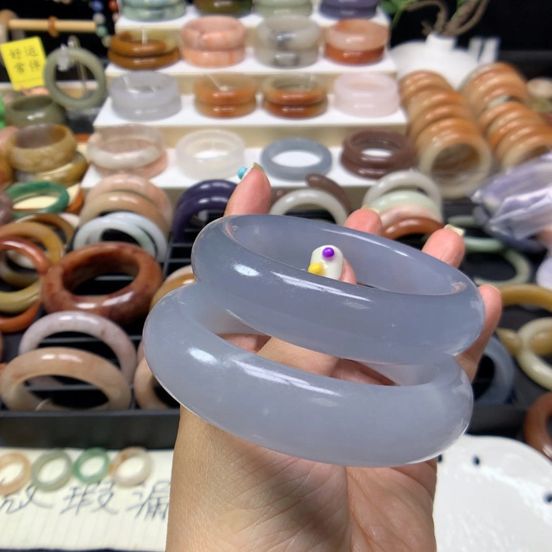 石英质玉手镯未镶嵌喜*囍