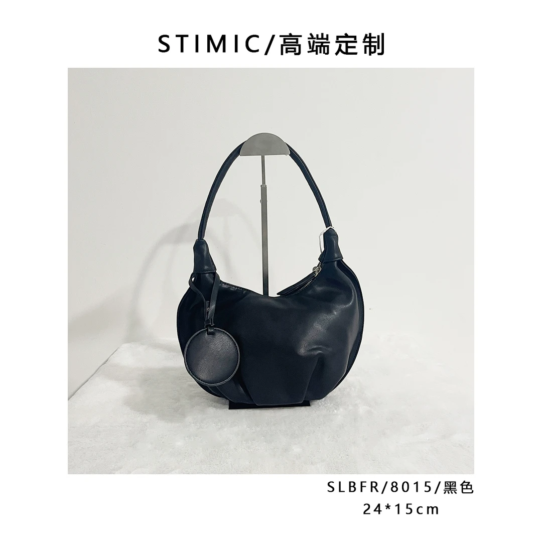 SLBFR/8015/黑色 Paiyuge高端订制女士手提单肩包斜挎包8015