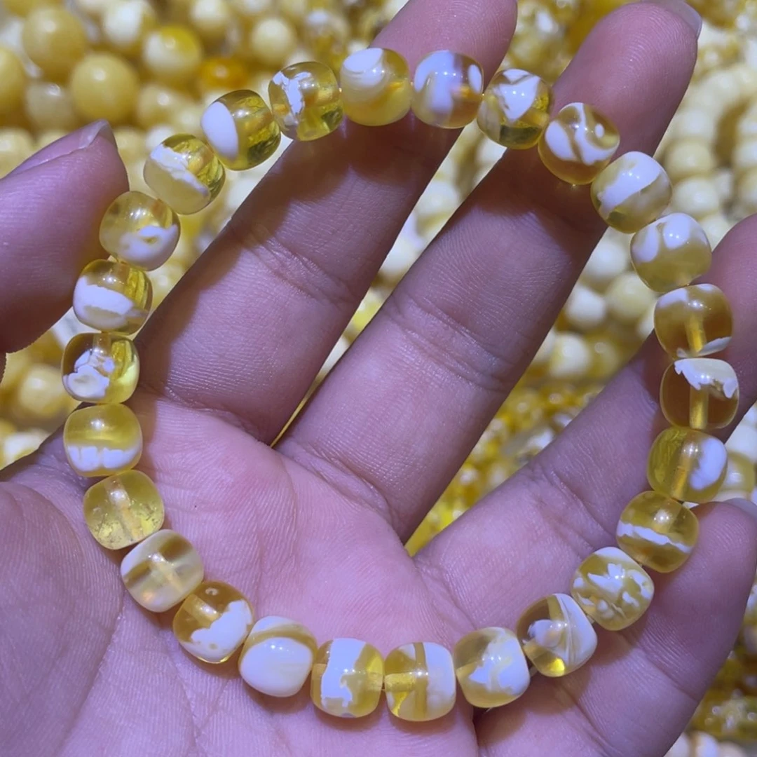 蜜蜡未镶嵌珠宝奇石8m