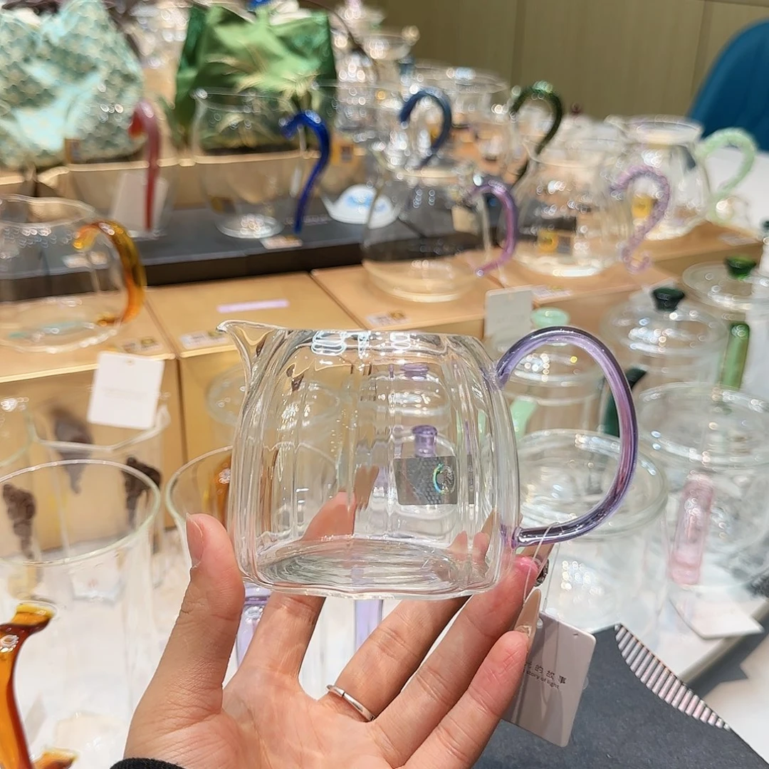 禾器浅紫色倾妍公道杯