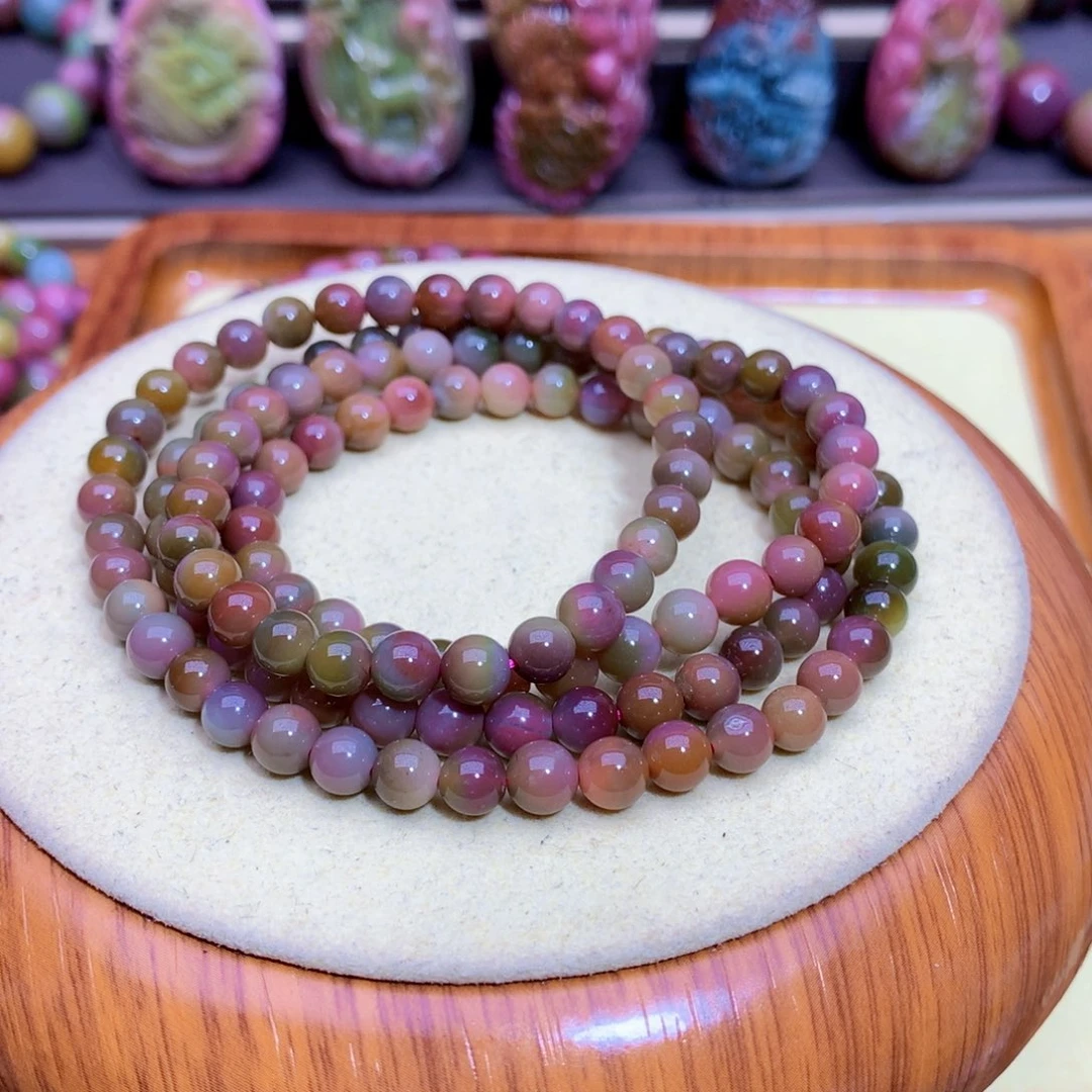 玛瑙未镶嵌手链盐源