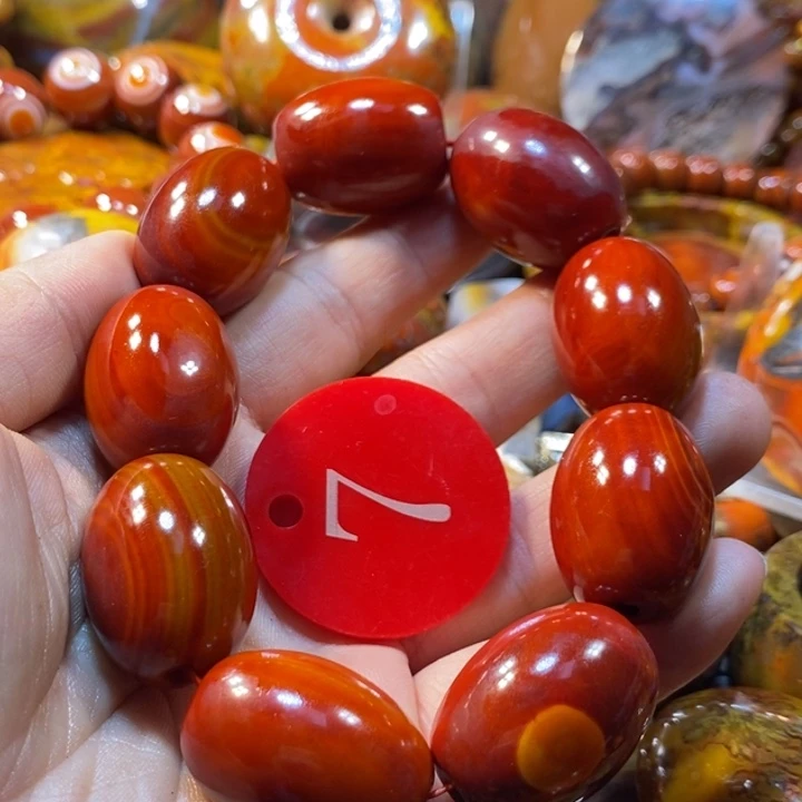 运***成玛瑙/玉髓手链未镶嵌