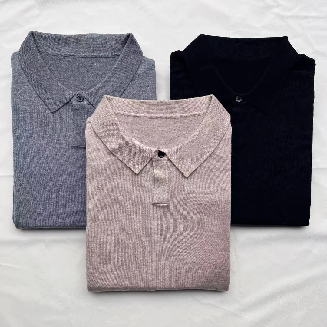 107 15%绵羊毛 抗起球 春季纯色新款高端休闲翻领