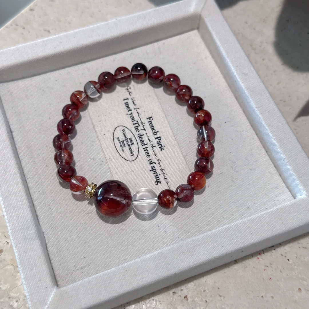 天然水晶胶花单圈（多样性发1）A45