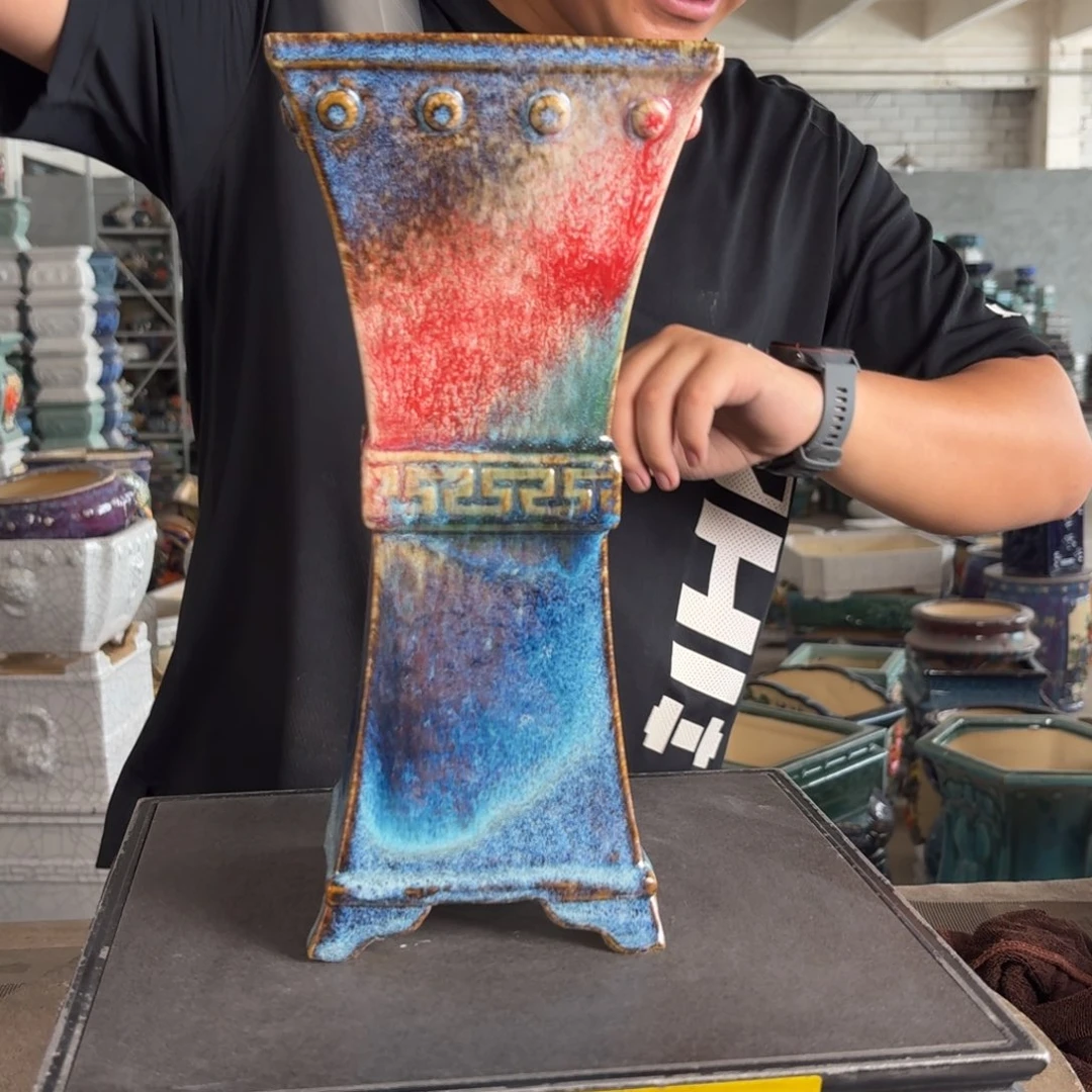 。一风堂石湾花盆 内11*28