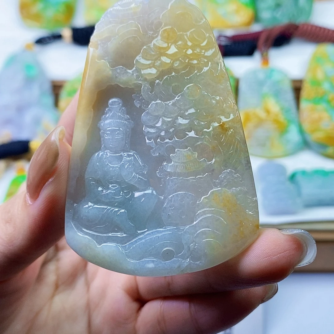颈饰未镶嵌翡翠翡翠