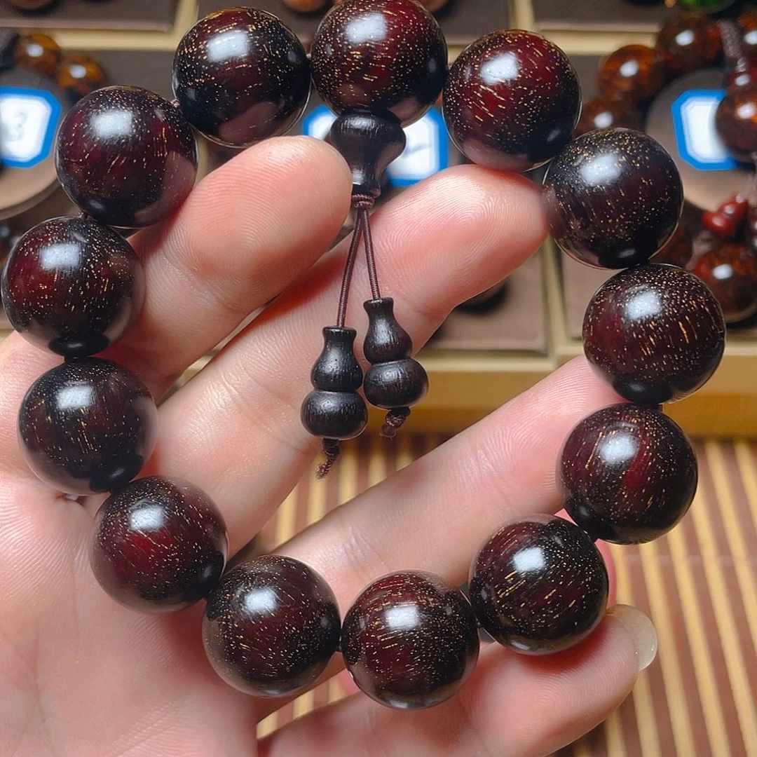 檀香紫檀（小叶紫檀）爱**丸1.8小叶紫檀金星