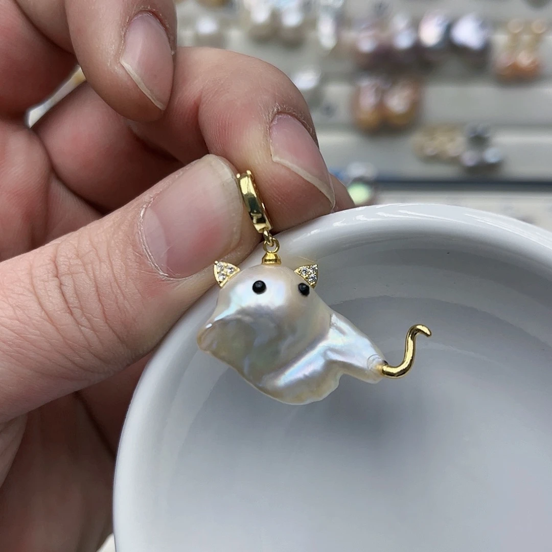 淡水珍珠吊坠(不含链)未镶嵌08