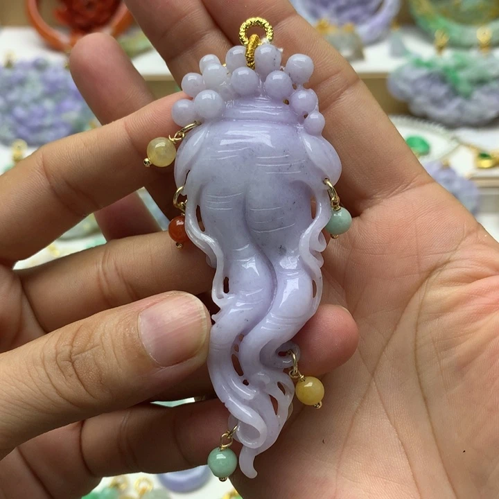 颈饰未镶嵌翡翠翡翠