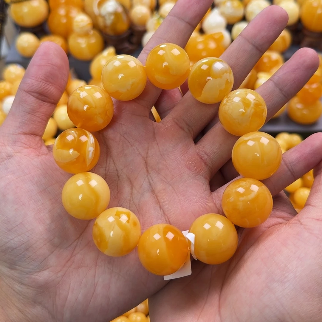 琥珀未镶嵌珠宝奇石21mm