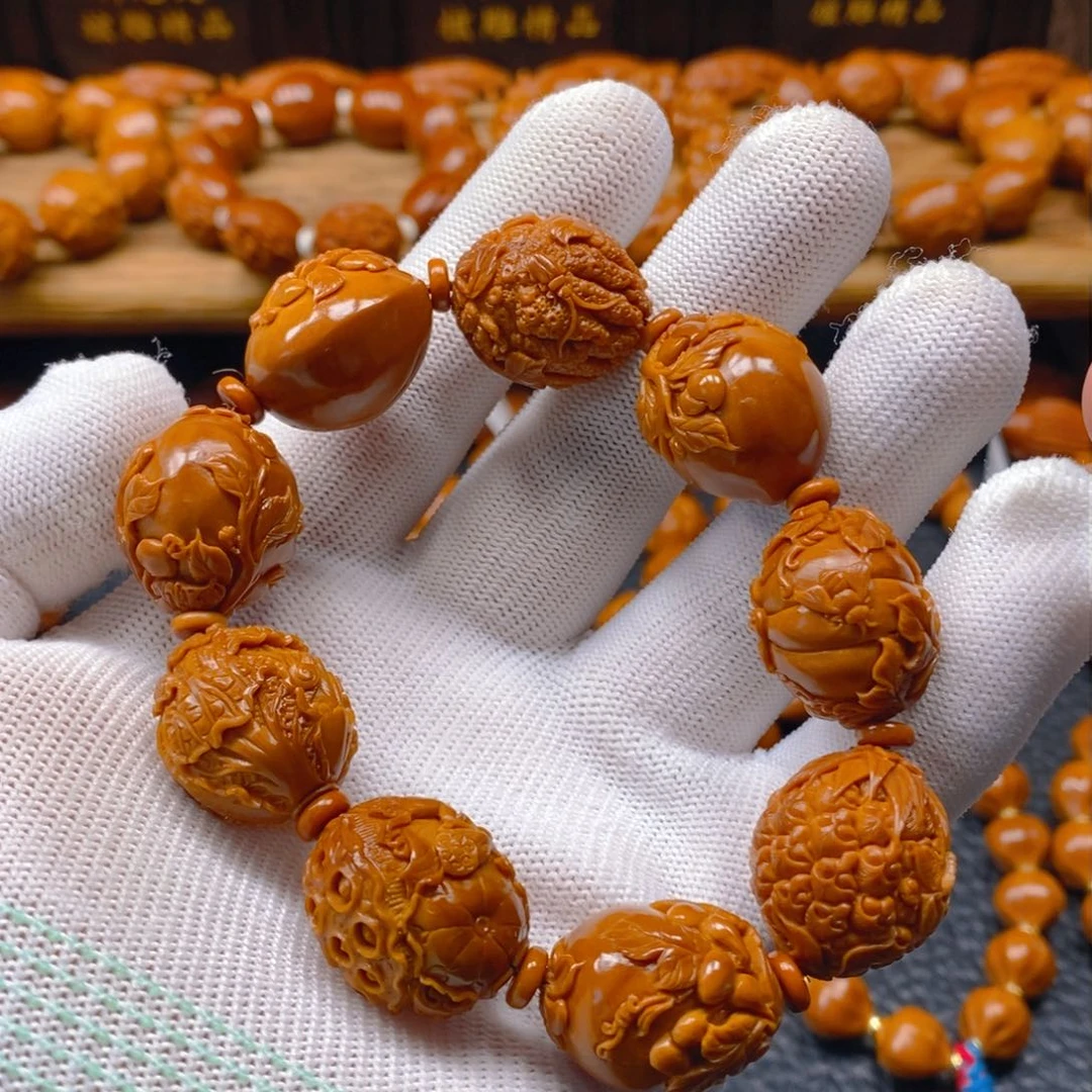 手串/手链橄榄核许静健20铁核，丰收，四季平安