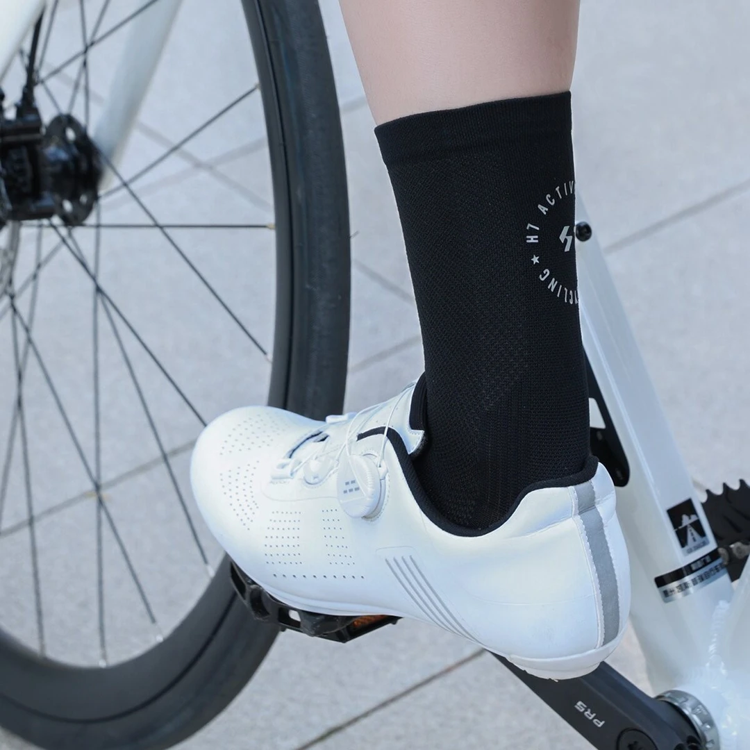 【25款新品-H7全地形骑行袜】自行车中筒袜子透气排汗袜跑步训练