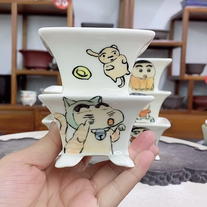 紫砂花盆余*瑕疵5-8。。。