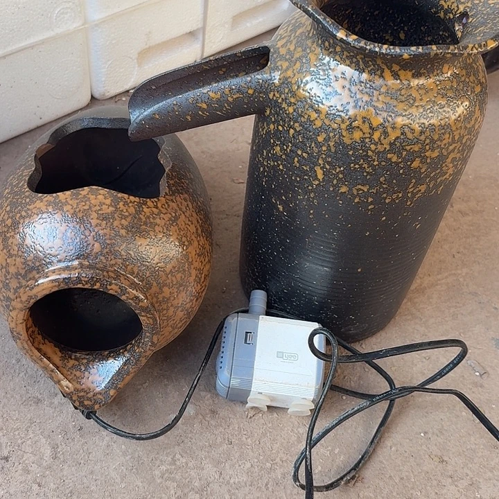 粗陶口径13/27，10/23/15瑕疵➕10W水泵（用过）➕水管